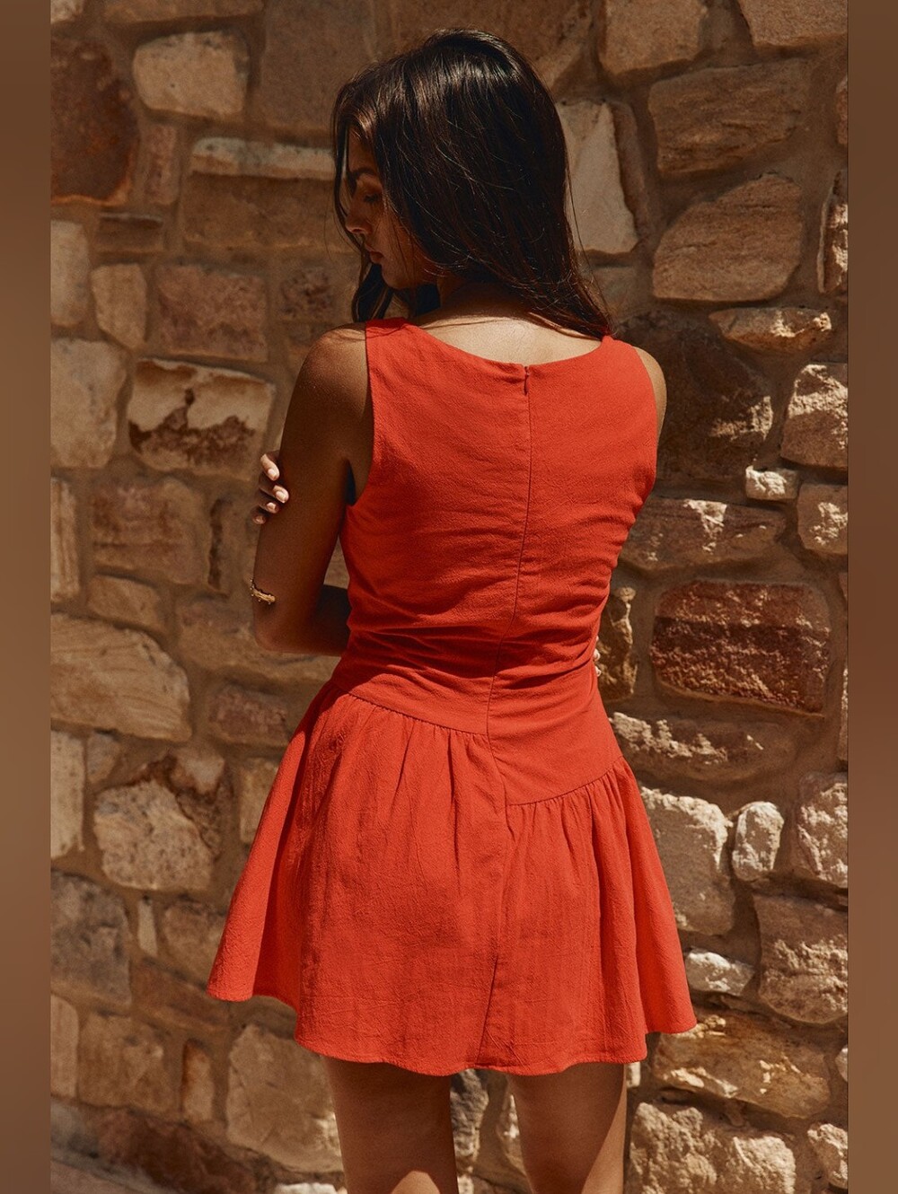 Sabo Alfresco Dress - Red Size Size 4 - Picture 2 of 11